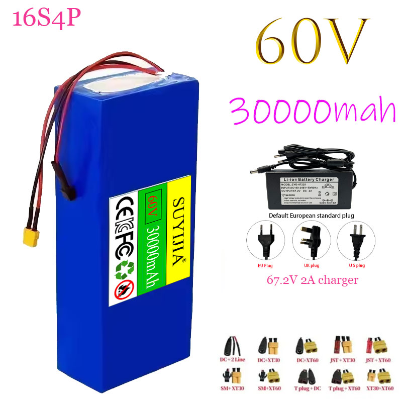 แบตเตอรี่ลิเธียม-ไอออน 60V 100 - 60V 30Ah Electric Scooter Battery บทวิจารณ์และราคา