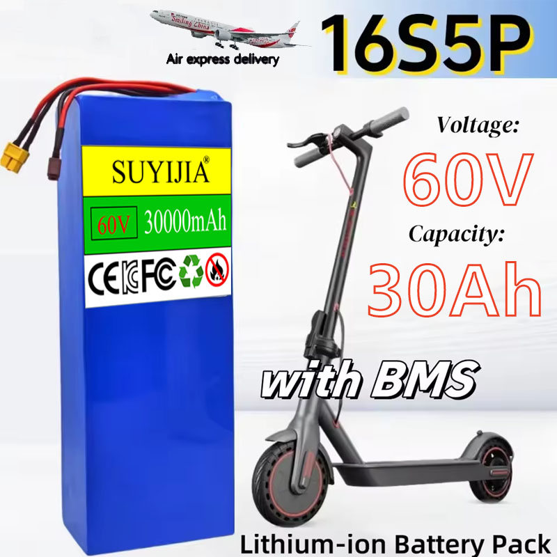 16S5P 60V 30000mAh แบตเตอรี่ 1 - 60V 30Ah Electric Scooter Battery บทวิจารณ์และราคา